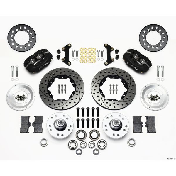 Forged Dynalite Front Kit 11.00in Drilled 49-54 Chevy / 53-62 Corvette