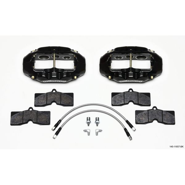 D8-6 Front Caliper Kit Black Corvette C2 / C3 65-82