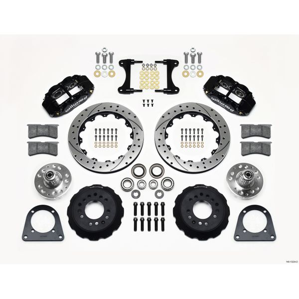 Narrow Superlite 6R Front Hub Kit 12.88in Drilled TCI-IFS 71-78 (Pinto Based)