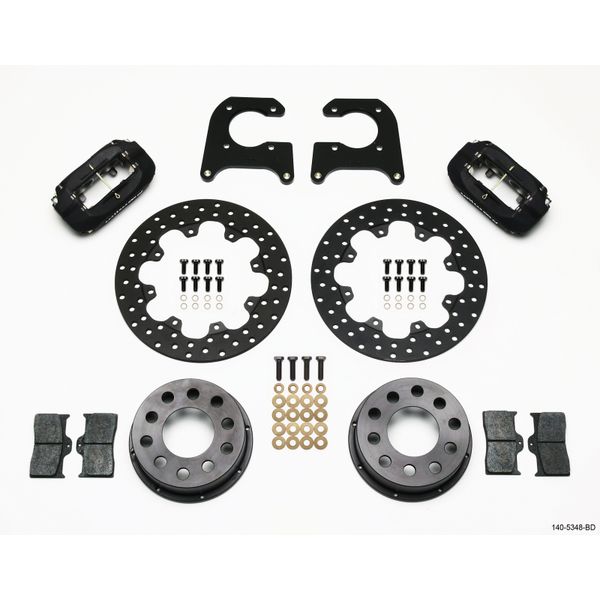 Forged Dynalite Rear Drag Kit Drilled Rotor M-W/Lamb Ends .690in Studs