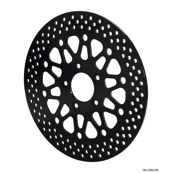 Rotor-Front-H-D Motorcycle 84-99 Black Finish 11.50 x .196 - 5 on 3.25in