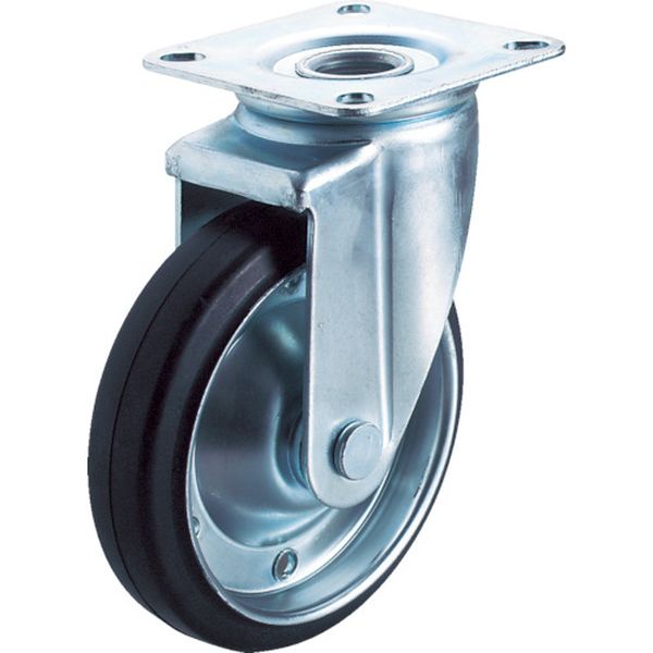 産業用キャスター自在車　１５０径ゴム車輪