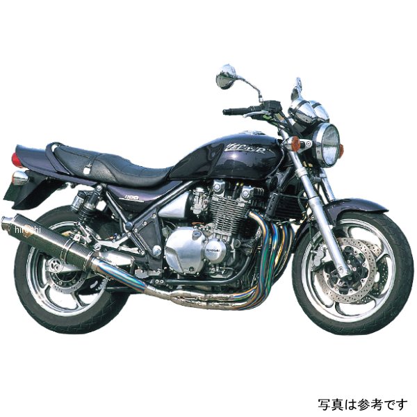 r's gear フルエキゾースト ワイバン 92年-07年 ゼファー1100 Sタイプ チタンドラッグブルー