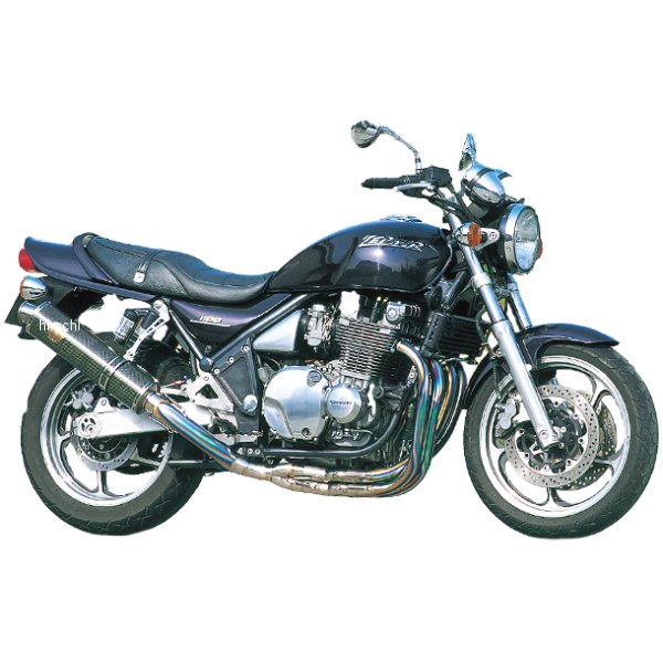 r's gear フルエキゾースト ワイバン 92年-07年 ゼファー1100 アップタイプ カーボン
