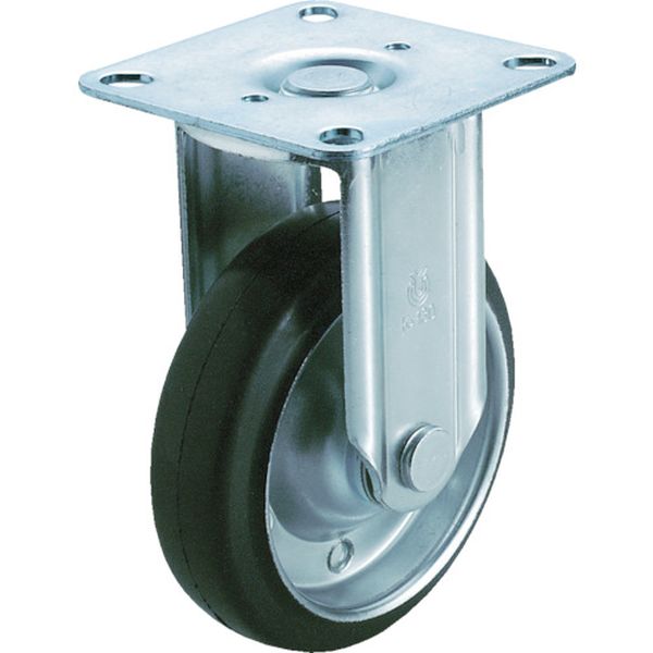 産業用キャスター固定車　１３０径ゴム車輪