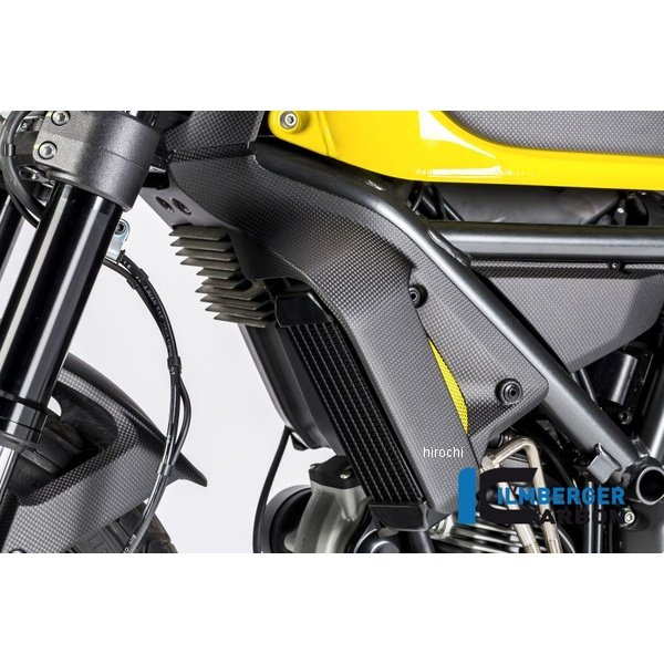 ラジエーターカバー 左側 艶なし ドゥカティ Scrambler Icon 15-16