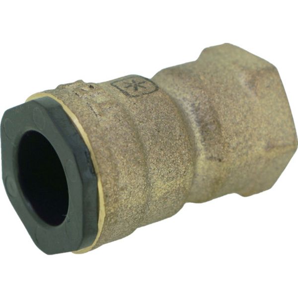 WOC22.22F 634-2685  「ガチロック」銅管ワンタッチ 22.22×Rc3/4 メス