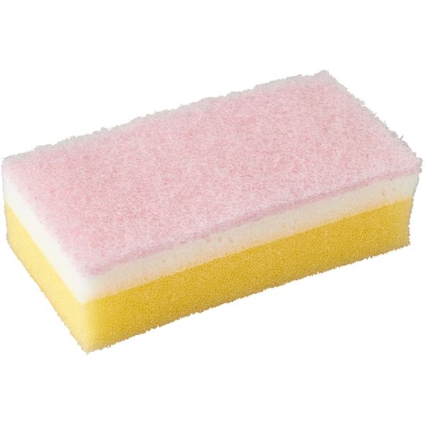WS77KP 786-7361  スコッチ・ブライト 泡立ちゆたか スポンジ ピンク