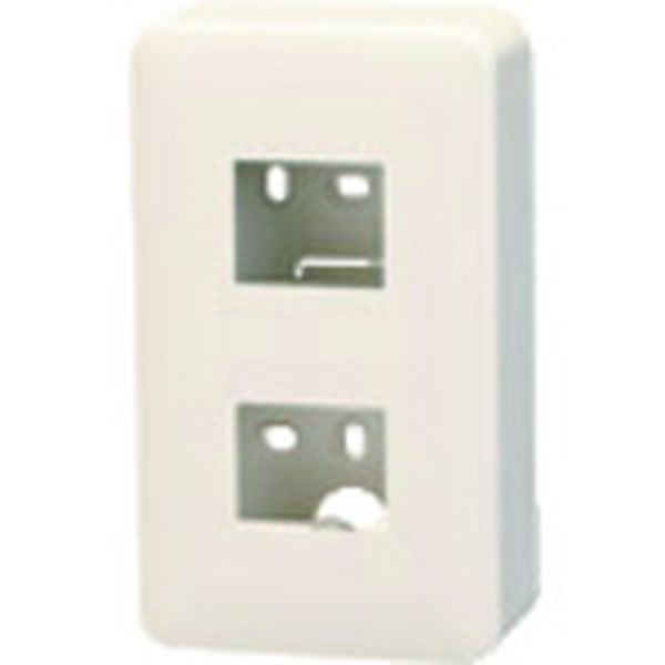 モダン露出増設ボックス2コ用・W