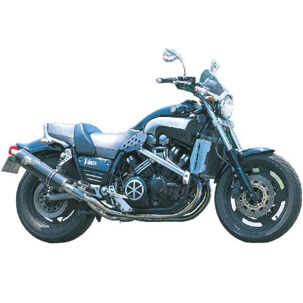 r's gear フルエキゾースト ワイバン 85年-08年 V-MAX ツイン カーボン