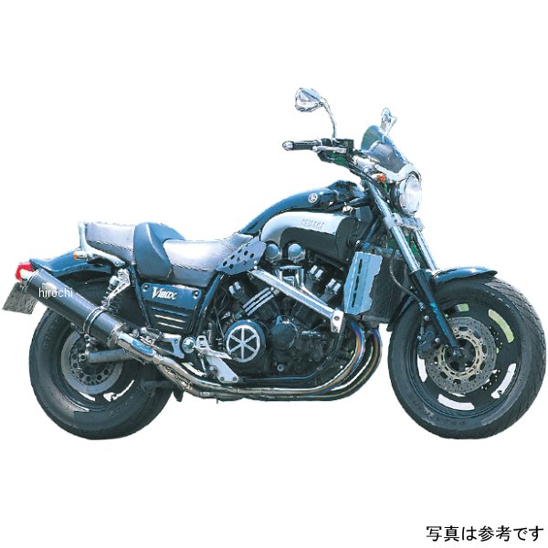 r's gear フルエキゾースト ワイバン 85年-08年 V-MAX ツイン チタンドラッグブルー