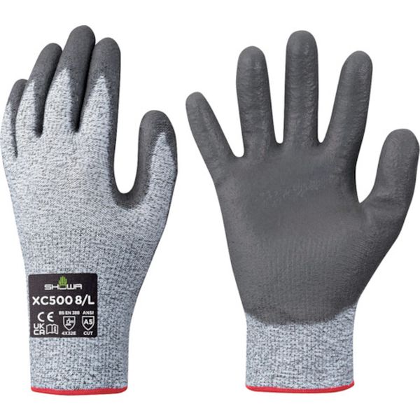 XC500S  耐切創手袋 XC500 ワイヤーテックスウレタンパーム手袋 Sサイズ