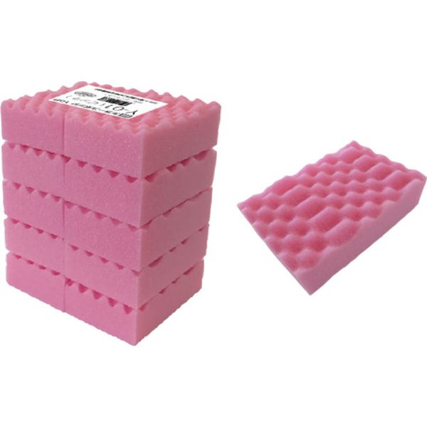 Y01 510-0834  カラースポンジ10Pピンク