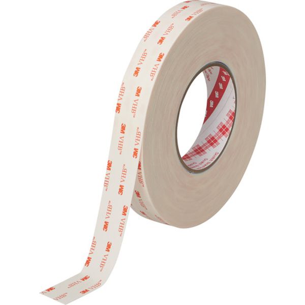 Y492025X33 108-6656  VHB構造用接合テープ Y-4920 25mmX33m 白