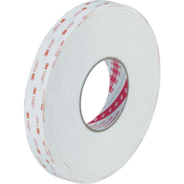 Y493019X10R 337-1514  VHB構造用接合テープ Y-4930 19mmX10m 白