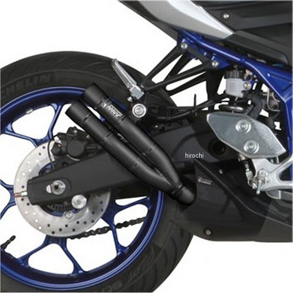 スリップオンマフラー DOUBLE GUN 16年-25年 MT-25 ステンブラック