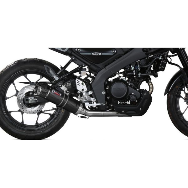 フルエキゾースト HR-1 触媒付き 22年-24年 XSR125 ステンブラック/アルミエンド