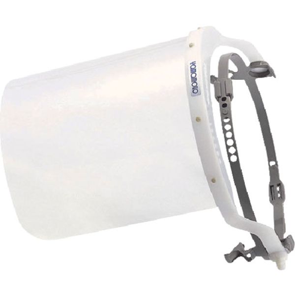 YF410 812-1960  防災面ヘルメット取付タイプ レンズ色クリア