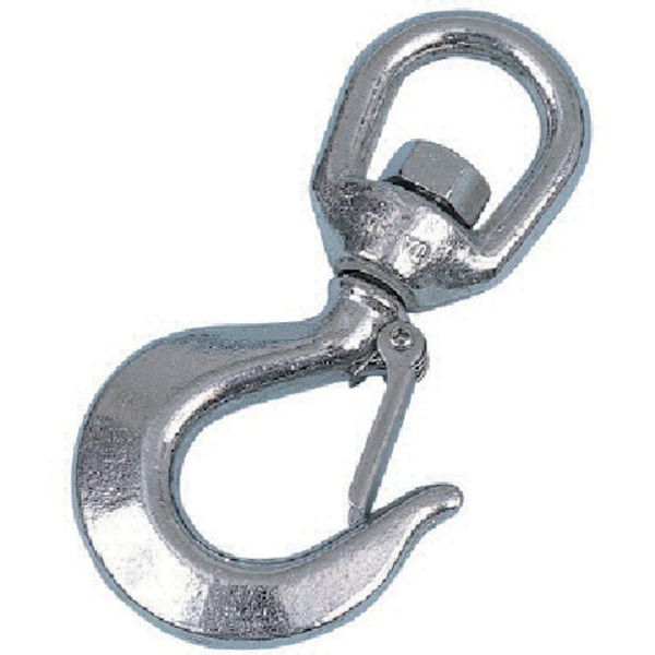 YHS0.5 808-7119  ステンレススイベル フックラッチ付 500kg