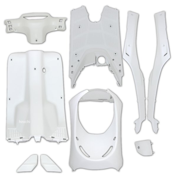 純正タイプ インナーカバー 外装9点セット Dio 白