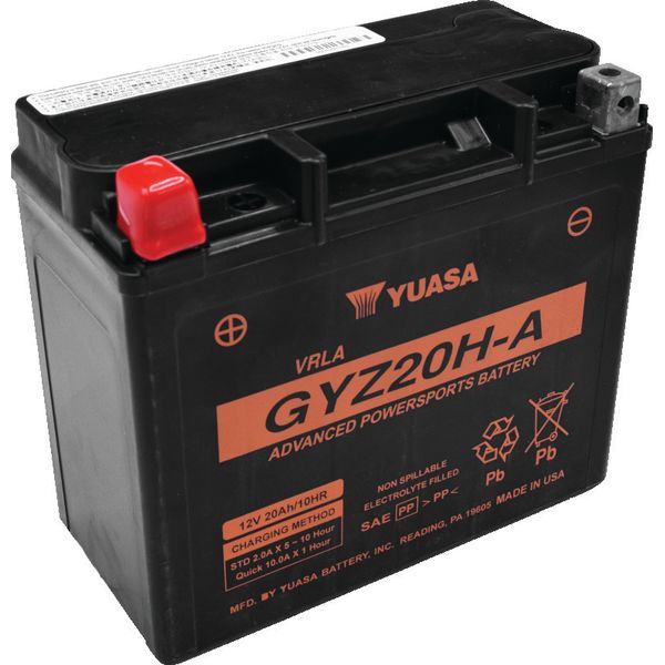 GYZ20HA High Performance Maintenance Free AGM 12-Volt Battery