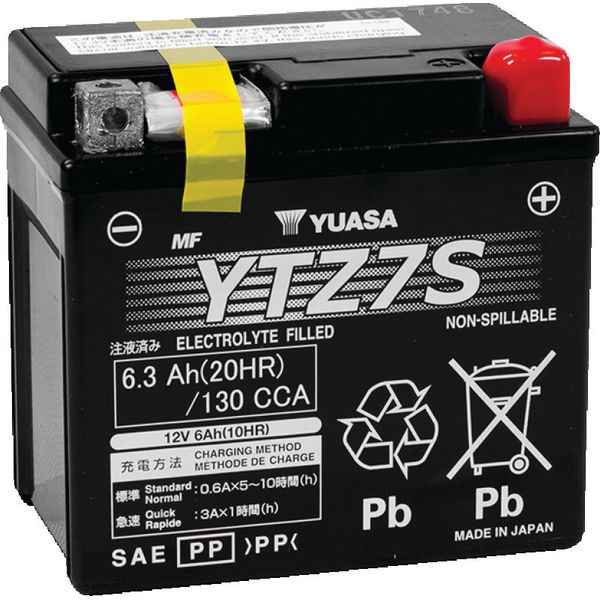YTZ7S Maintenance Free AGM 12-Volt Battery