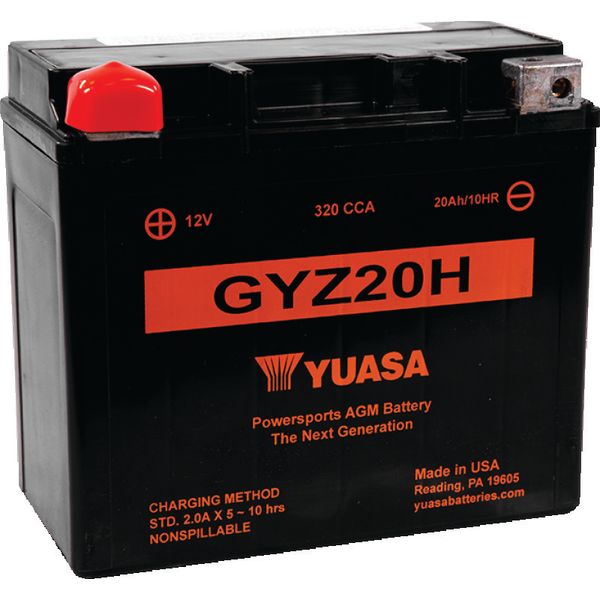 GYZ20H High Performance Maintenance Free AGM 12-Volt Battery