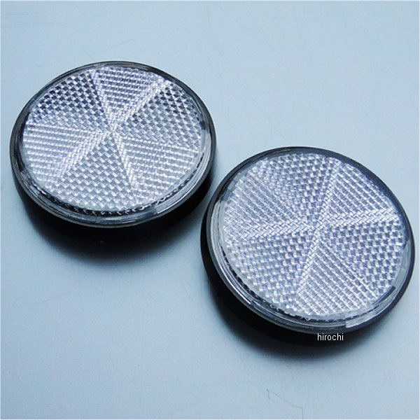 ボトムケース反射板 外径60 2個セット 72年-78年 Z1、Z2(RS) クリアー