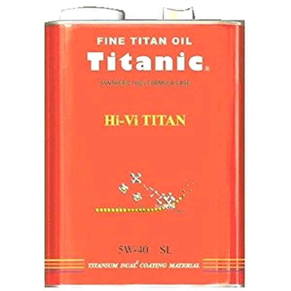 エンジンオイル 4T HI-VIチタン SJ 5W-40 4L