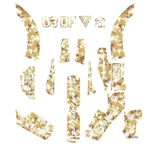 グラフィックキット ホンダ CT125 サンドカモ