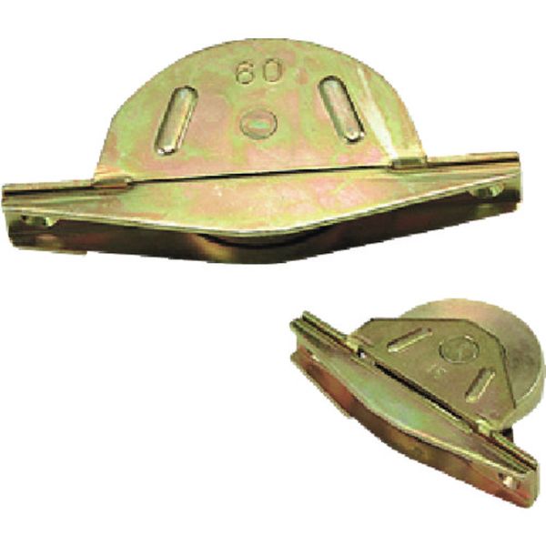 ZGM0753 152-3853  ベアリング入鉄底車 75mm 袖